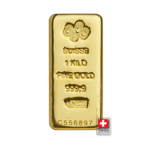 PAMP złota sztabka 1 kg